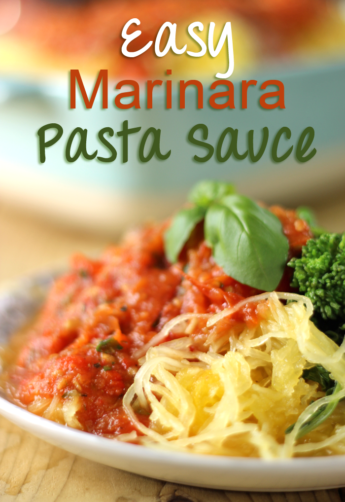 Easy Marinara Pasta Sauce | Healthy Pasta Sauce Recipe