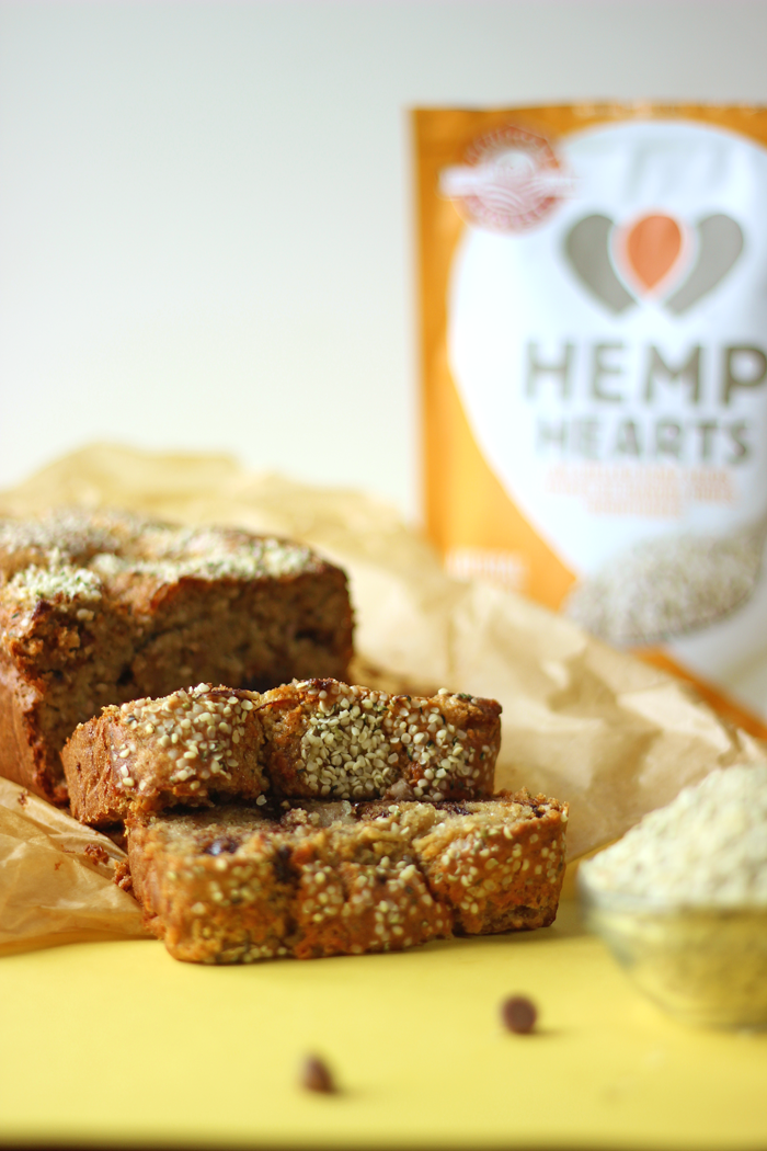 One Bowl Hemp Banana Bread Recipe 