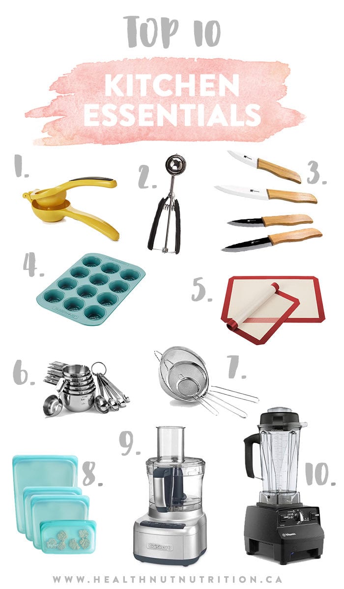 I don't know about you, but I love finding out about new gadgets or #lifehacks that just make life easier!! Today I’m sharing with you my Top 10 Kitchen Essentials that I can’t live without and think are a must in the kitchen.  I honestly think that these little tools can totally transform and your kitchen experience, and even upgrade your cooking game!