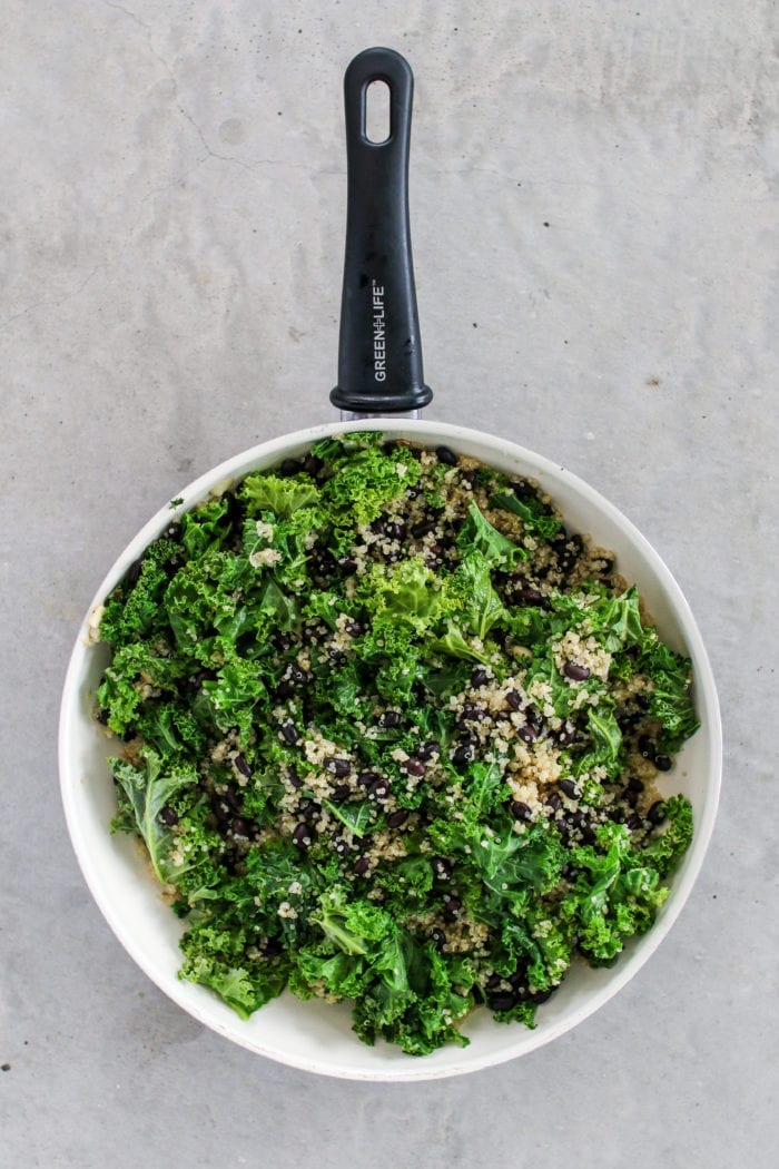 Kale and Quinoa Stir-Fry Ready in 10 Minutes - Healthnut Nutrition