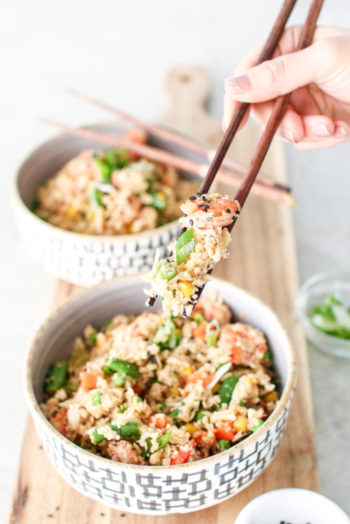 Simple and delicious, this healthier low carb version of your favourite classic Chinese take-out is packed full of veggie goodness and protein. The perfect weeknight meal that you can throw together in 10 minutes!