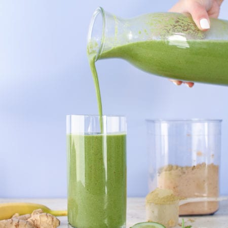 This perfect green smoothie is an amazing breakfast, post workout smoothie or perfect afternoon snack. Delicious, healthy and super quick to prepare!