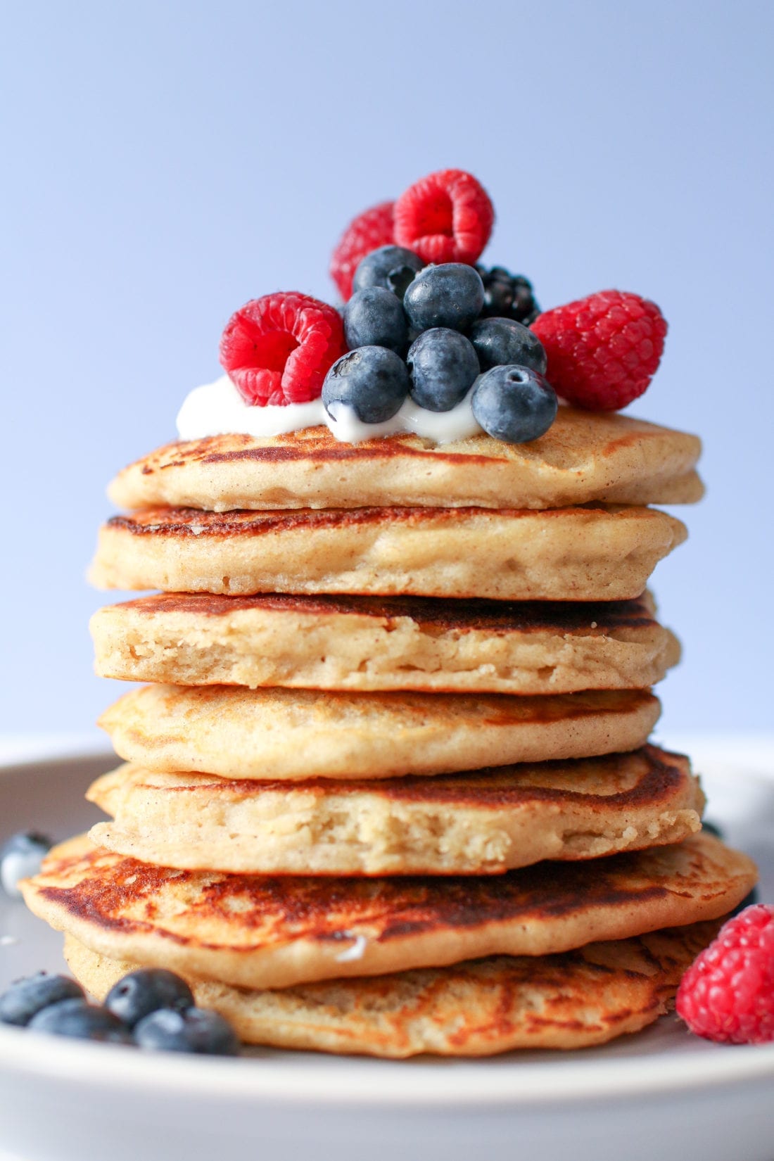 The fluffiest pancakes made with wholesome ingredients that are gluten-free; these are perfect for your next Sunday feast.