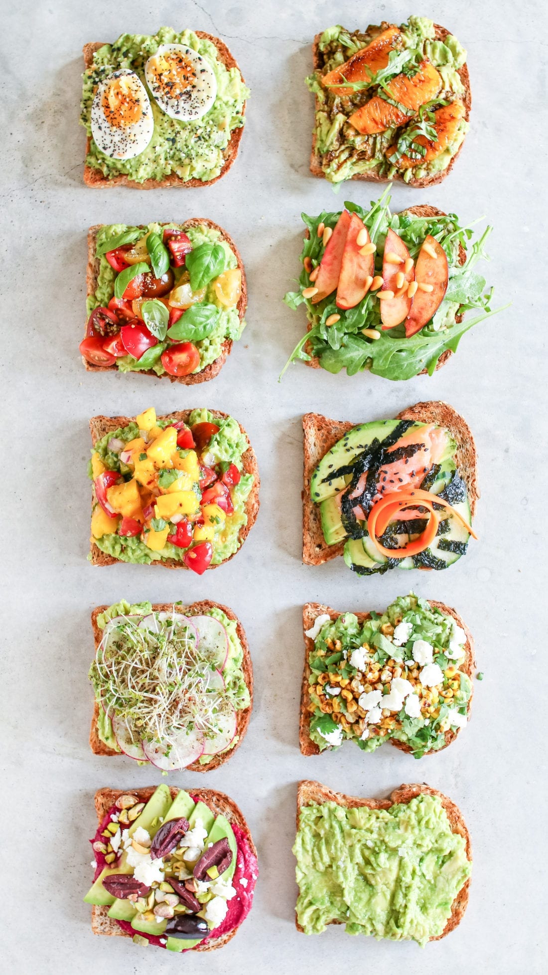 10 easy ways to fancy up your avocado toast for breakfast, lunch and yes, even dinner!