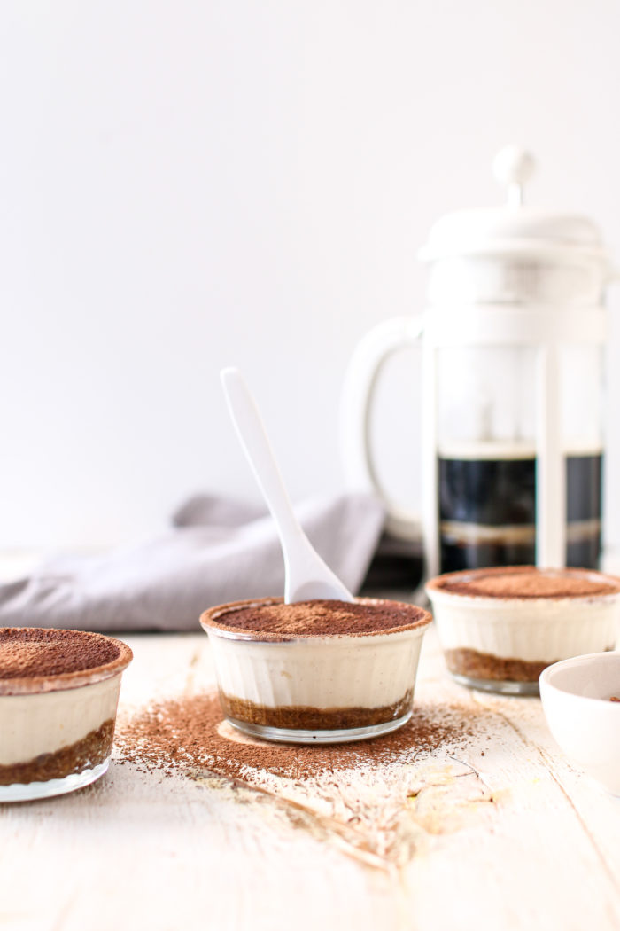 The best dairy-free tiramisu, so creamy you wouldn't believe that it’s plant-based! Made with tofu, dates, and almonds, it's a great way to indulge in this Italian dessert classic.