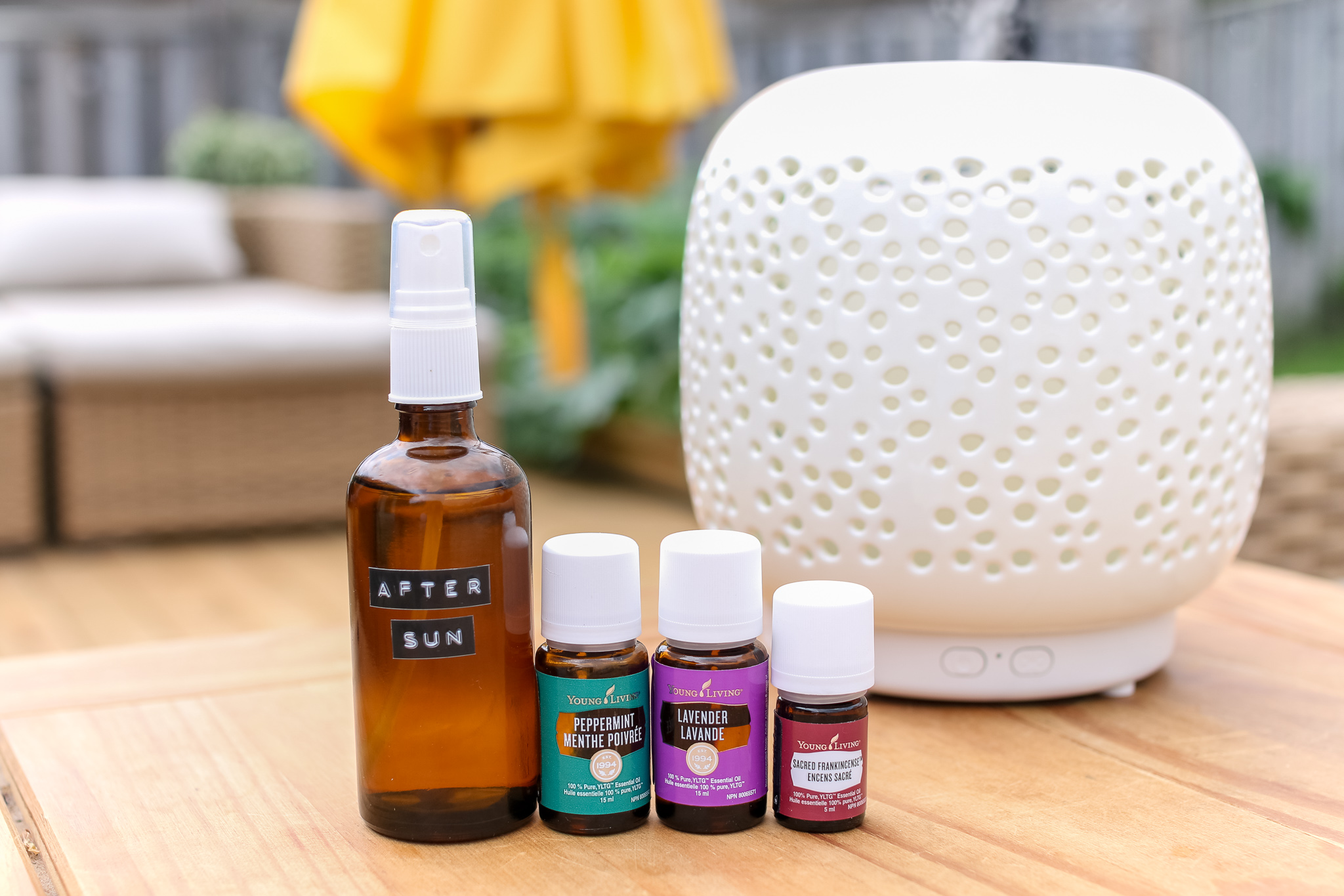The ultimate summer essential oil survival guide, with recipes for DIY bug spray, sunburn relief, after bite and more! These 5 must-have DIYs are 100% non-toxic, healthy and safe to use for the whole family!